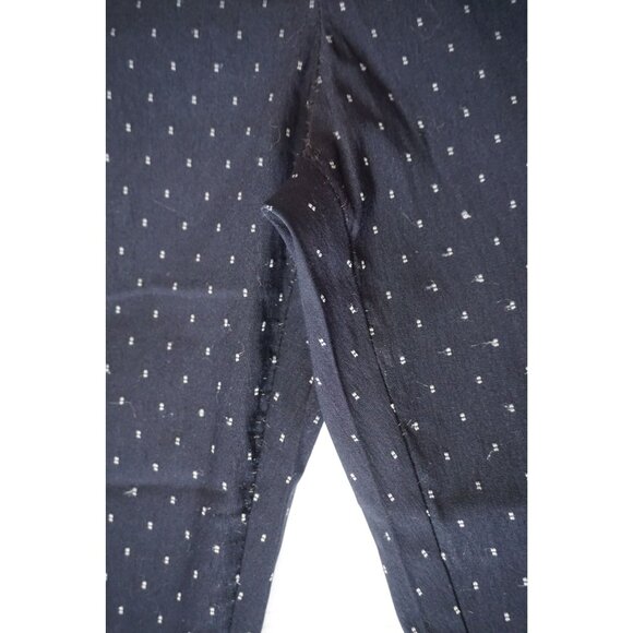 Zara Basic Women Blue/White Trouser Pants - Size L - Picture 4 of 11